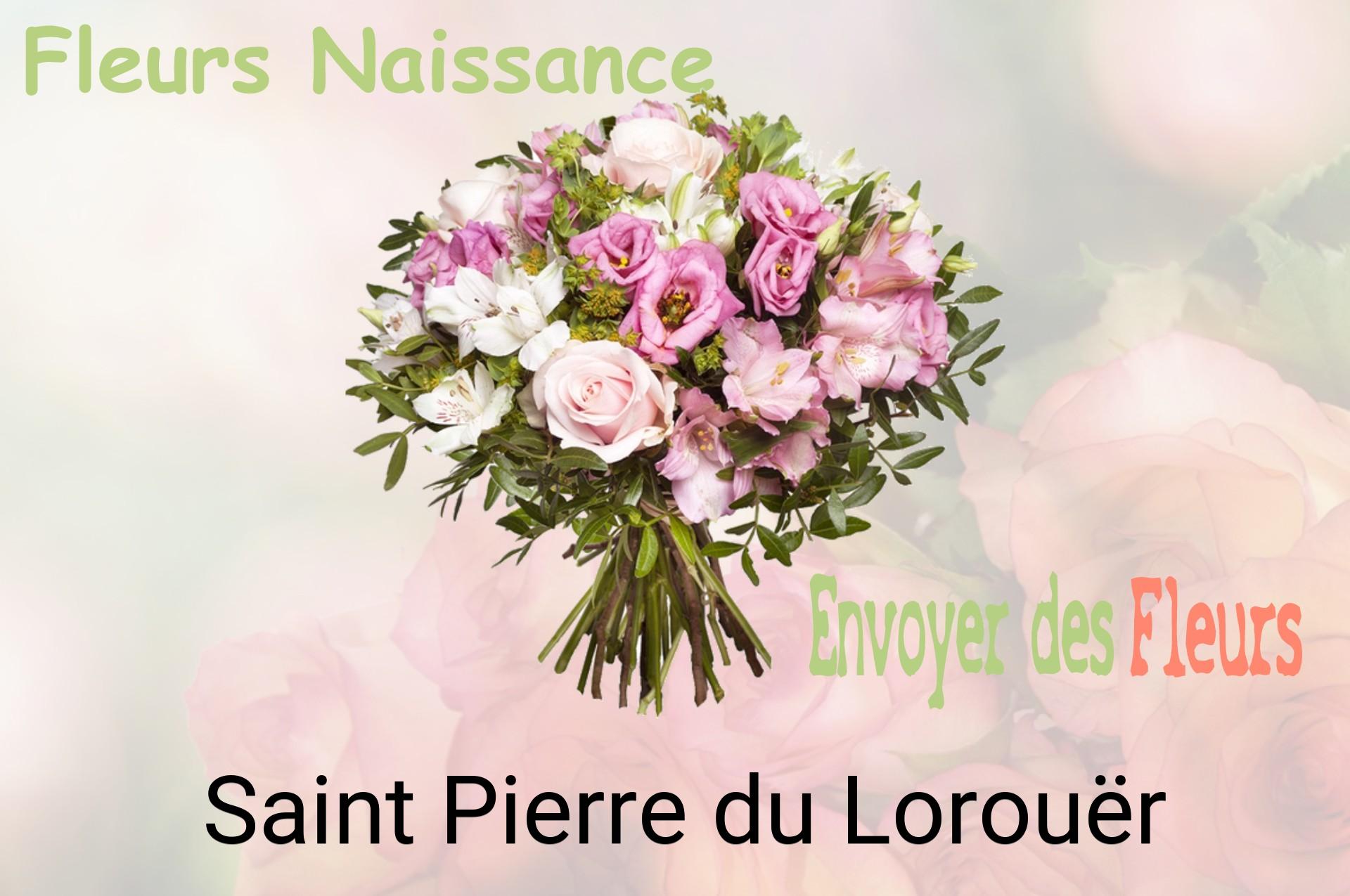 Bouquet de fleurs de naissance livré à Saint-Pierre-du-Lorouër